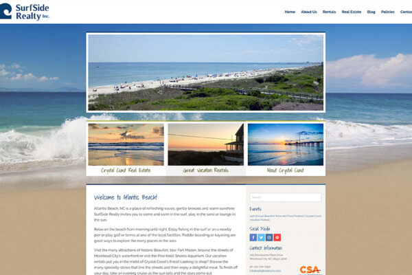 Surfside Realty, Inc. - Appnet New Media Studio